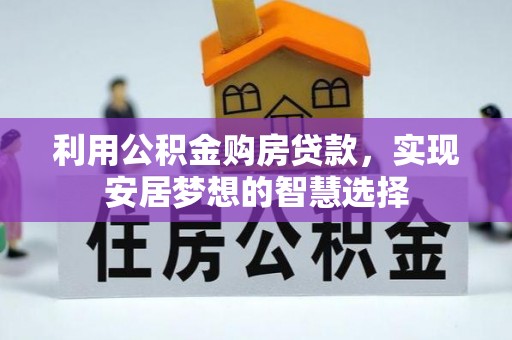 滨海利用公积金购房贷款，实现安居梦想的智慧选择