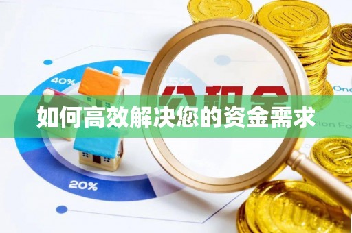 滨海如何高效解决您的资金需求